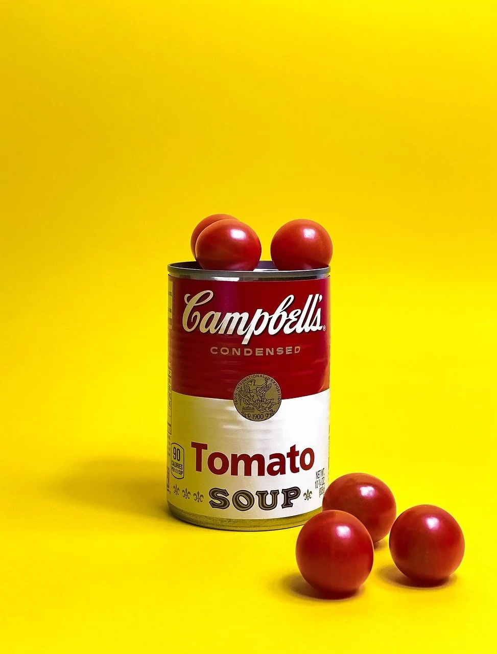 Photo of a can of Campbell's soup Image by Anastasiya Badun from Pixabay