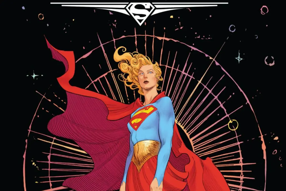 The cover of the deluxe edition of Supergirl: Woman of Tomorrow