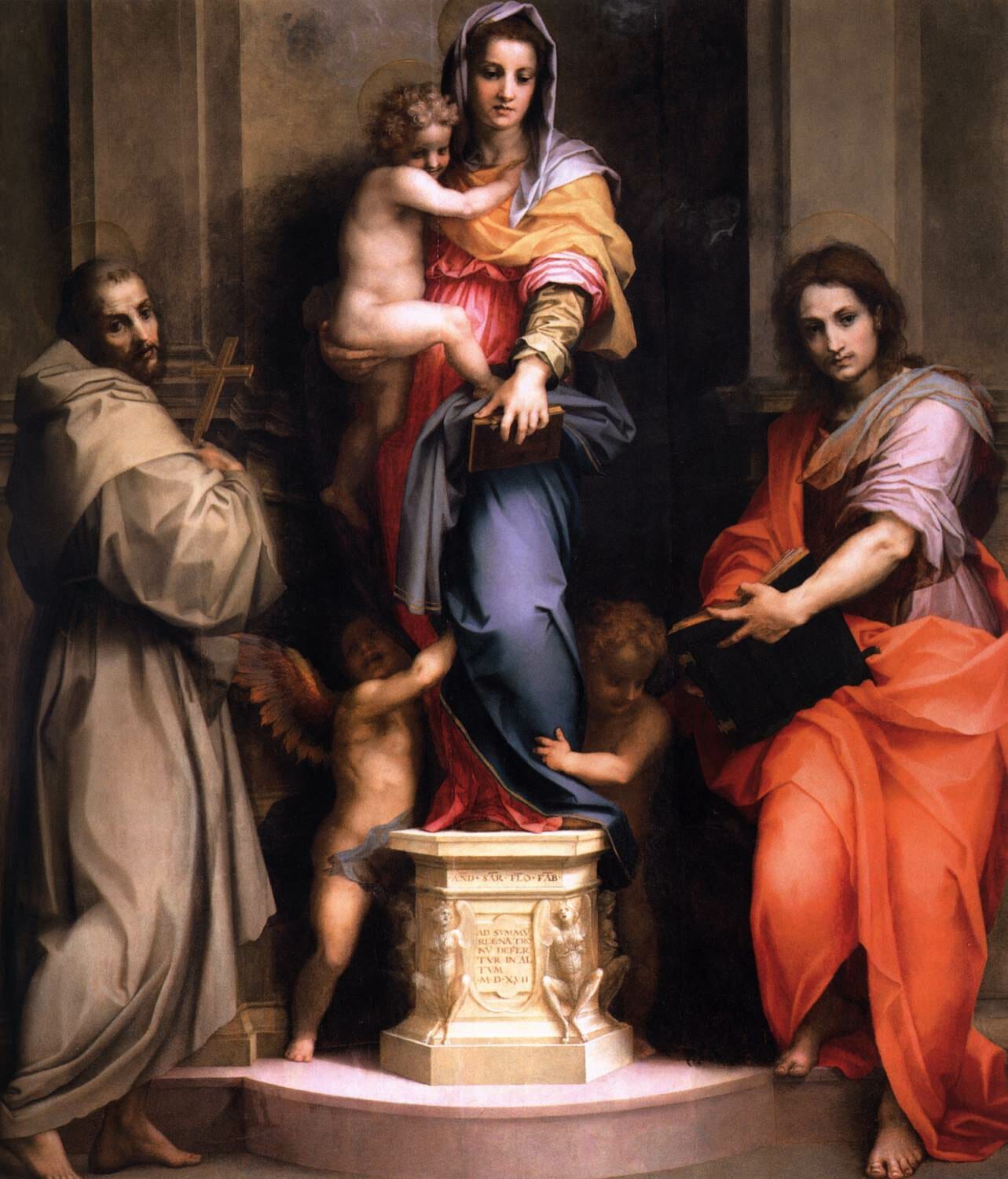 Madonna of the Harpies, by Andrea del Sarto, Uffizi, Florence