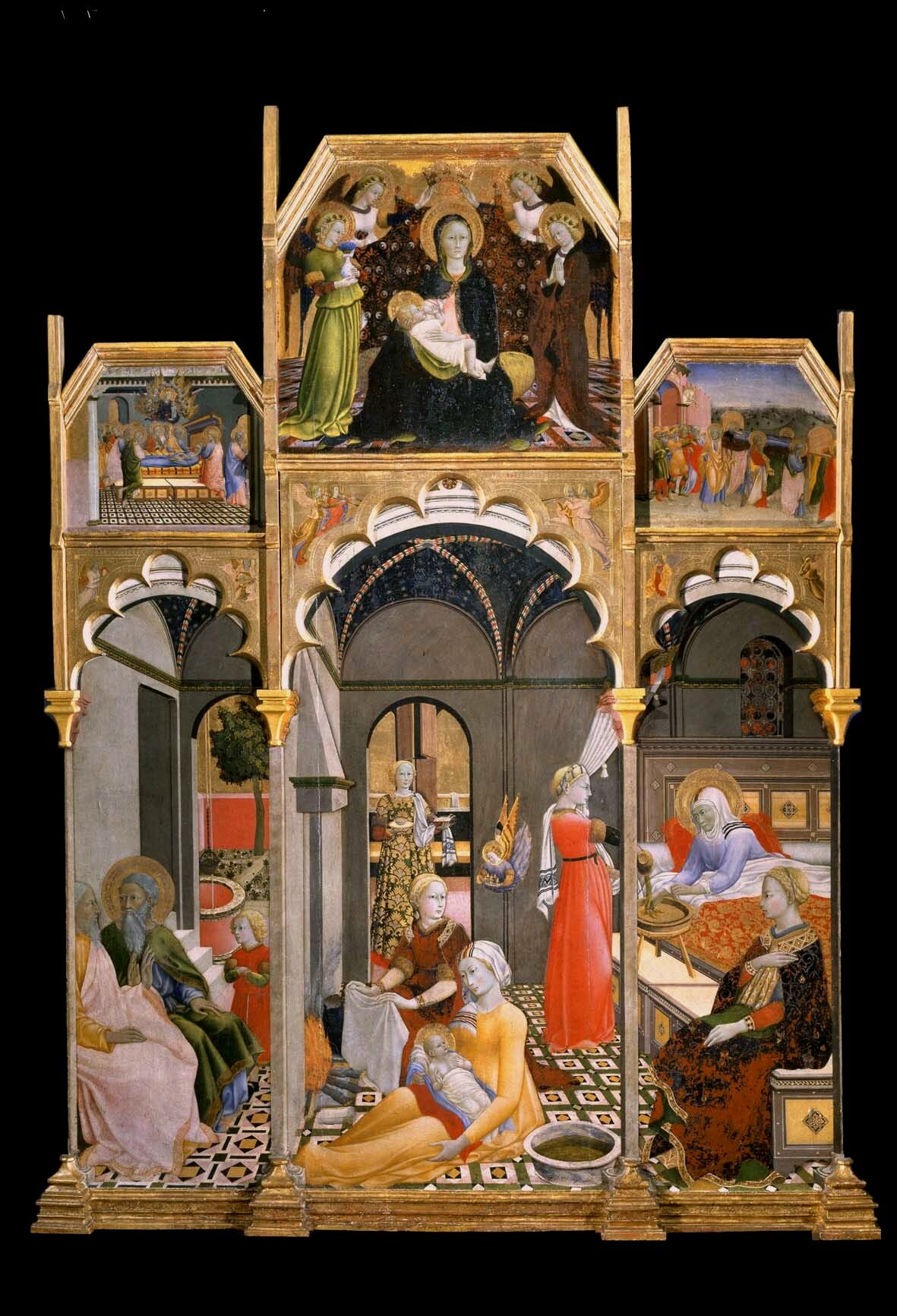 Sano di Pietro's Nativity of the Virgin | The Mary's first day