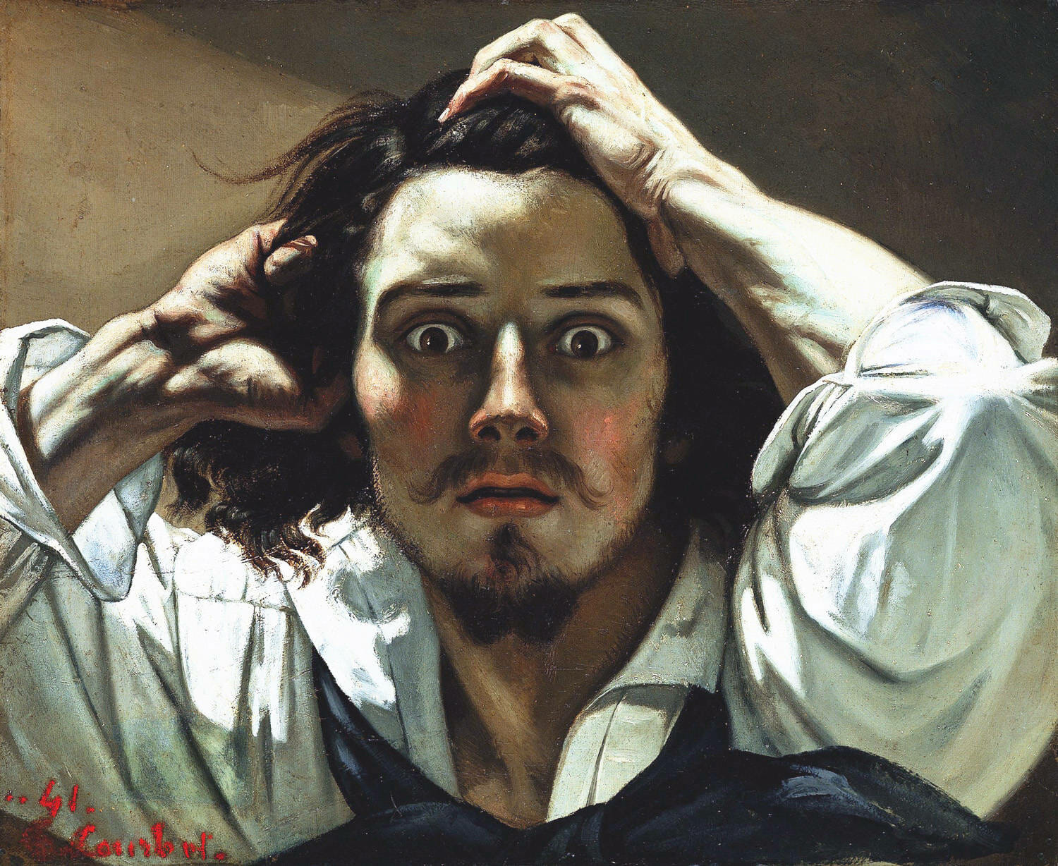 Courbet and the self-portrait of the solitary