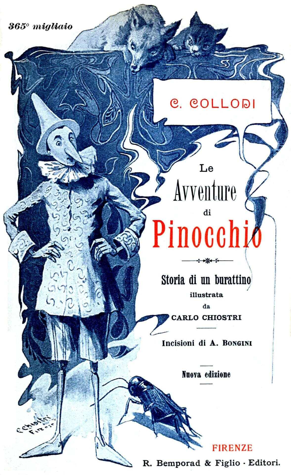 The Adventures of Pinocchio, the mischievous marionette - Cover Book