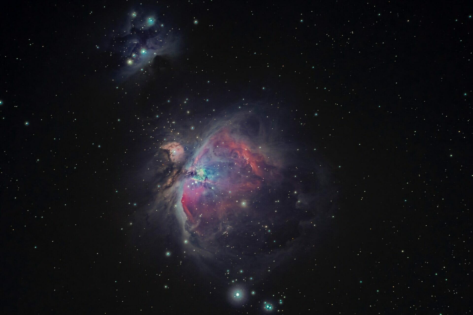 Seven Brief Lessons on Physics - A photo of the Orion Nebula was taken in s backyard in Petaluma, California.