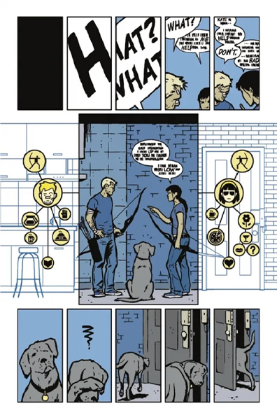 Hawkeye When t art-style becomes storytelling