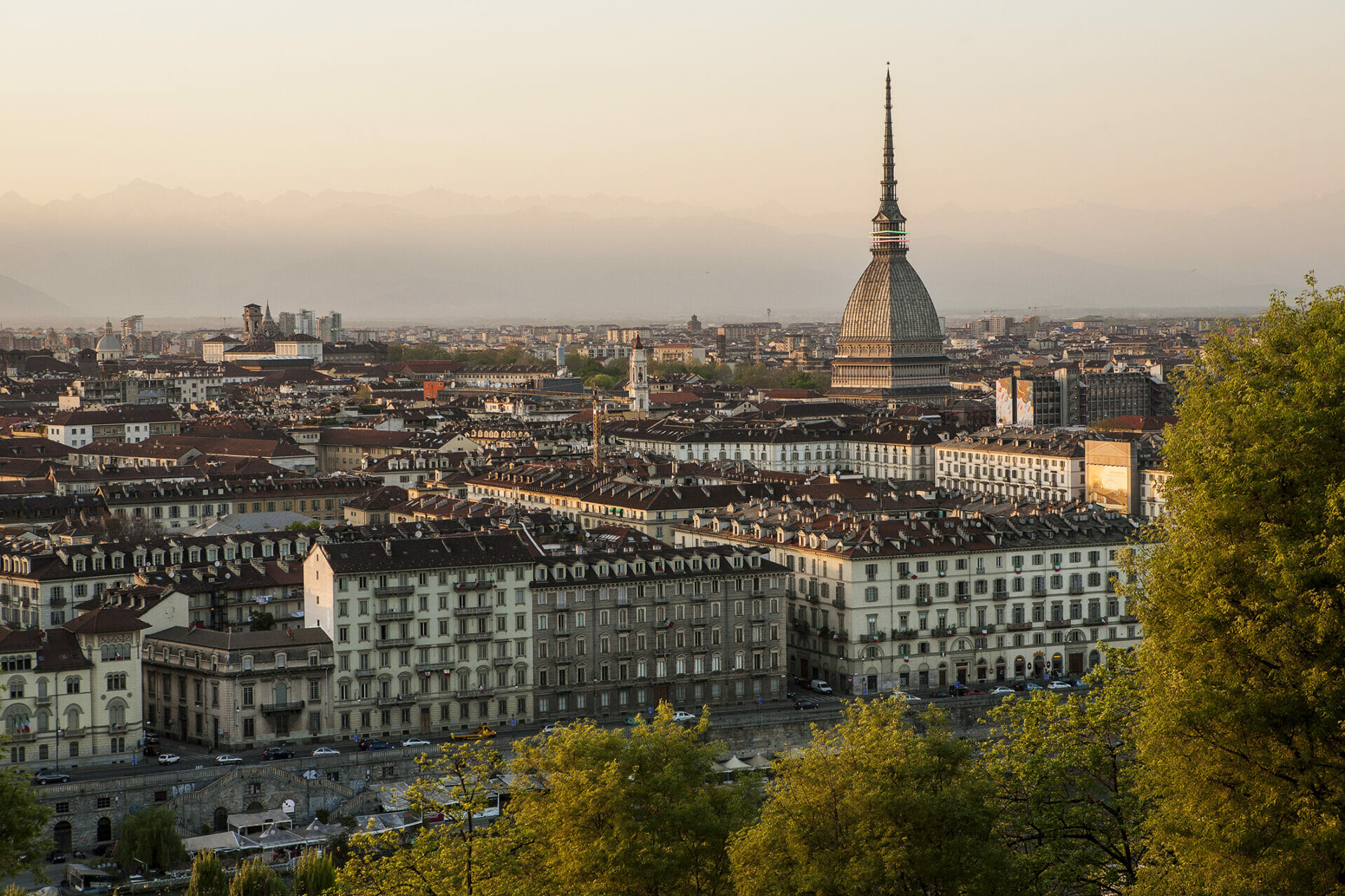 A view of Turin from above - courtesy Carlo Avataneo