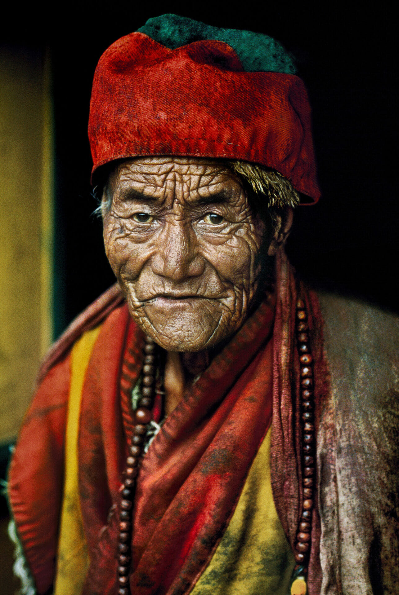 Portrait of an tibetan monk