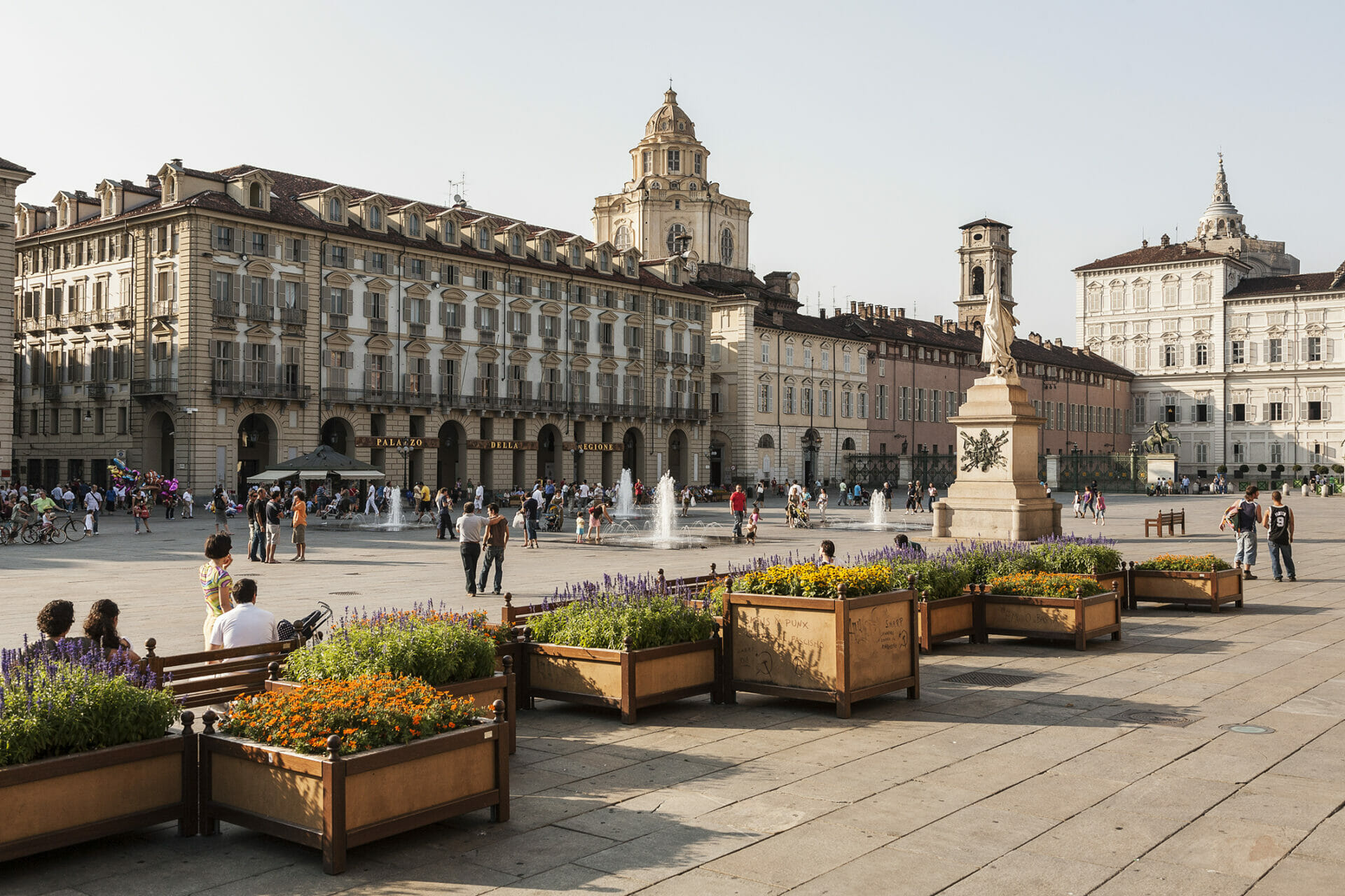 Piazza Castello in Turin - courtesy Carlo Avataneo