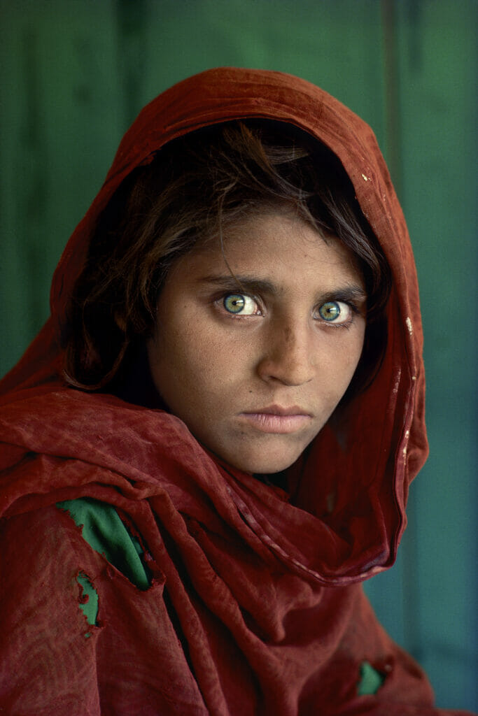 Afghan girl is the most famous shot of photographer Steve McCurry