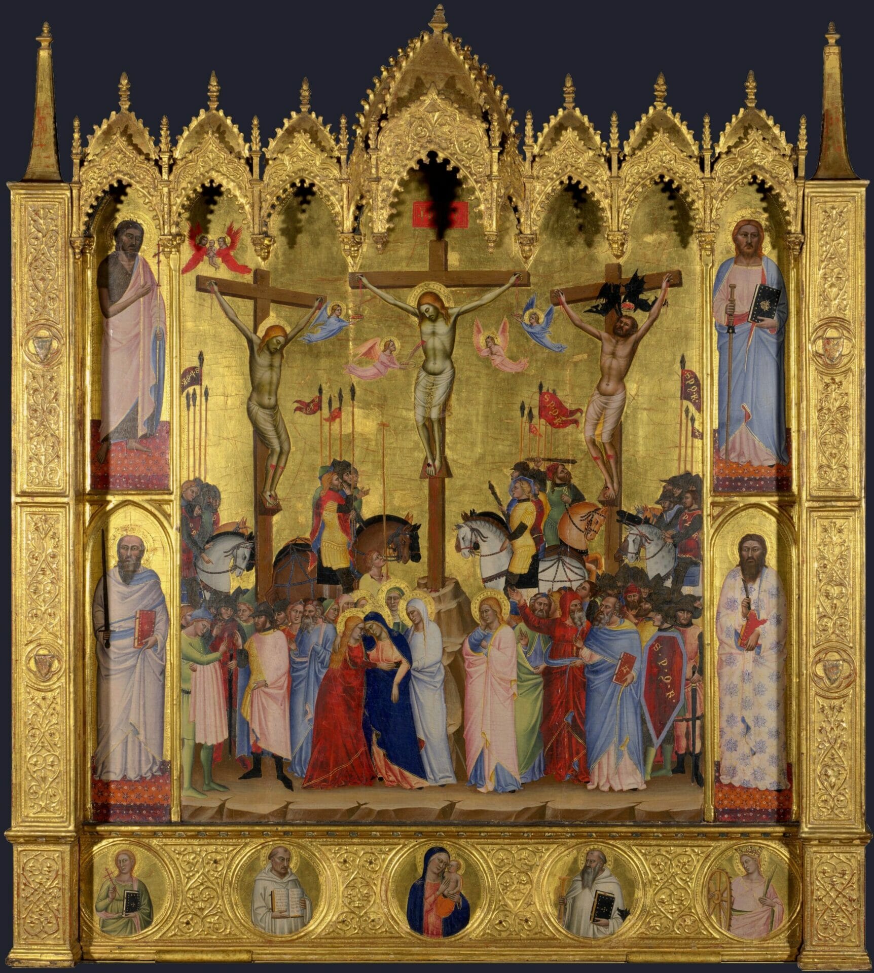 The Crucifixion by Jacopo di Cione | Adventures of a medieval painting