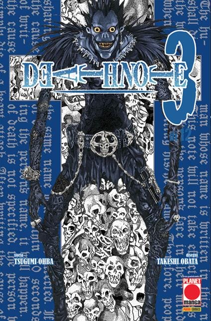 Death Note. Cover of the third issue.
