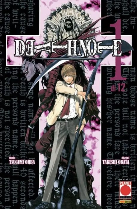 Death Note. Cover of the first issue.
