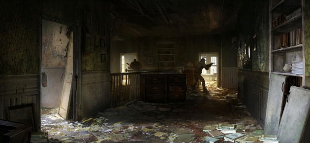 An action scene from The Last of Us video game