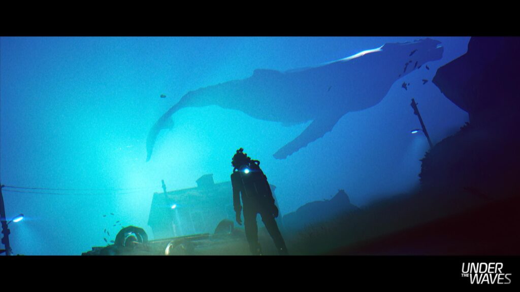 Screenshot of Under the Waves - Stanley Moray's dream sequence