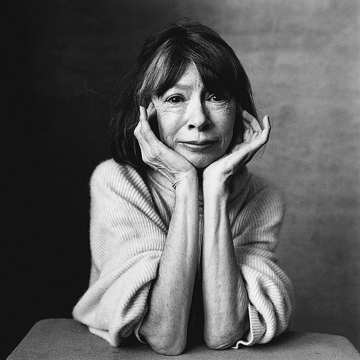 Joan Didion, the author of The Year of Magical Thinking, shows her vulnerability by exposing her body marked by pain. 
