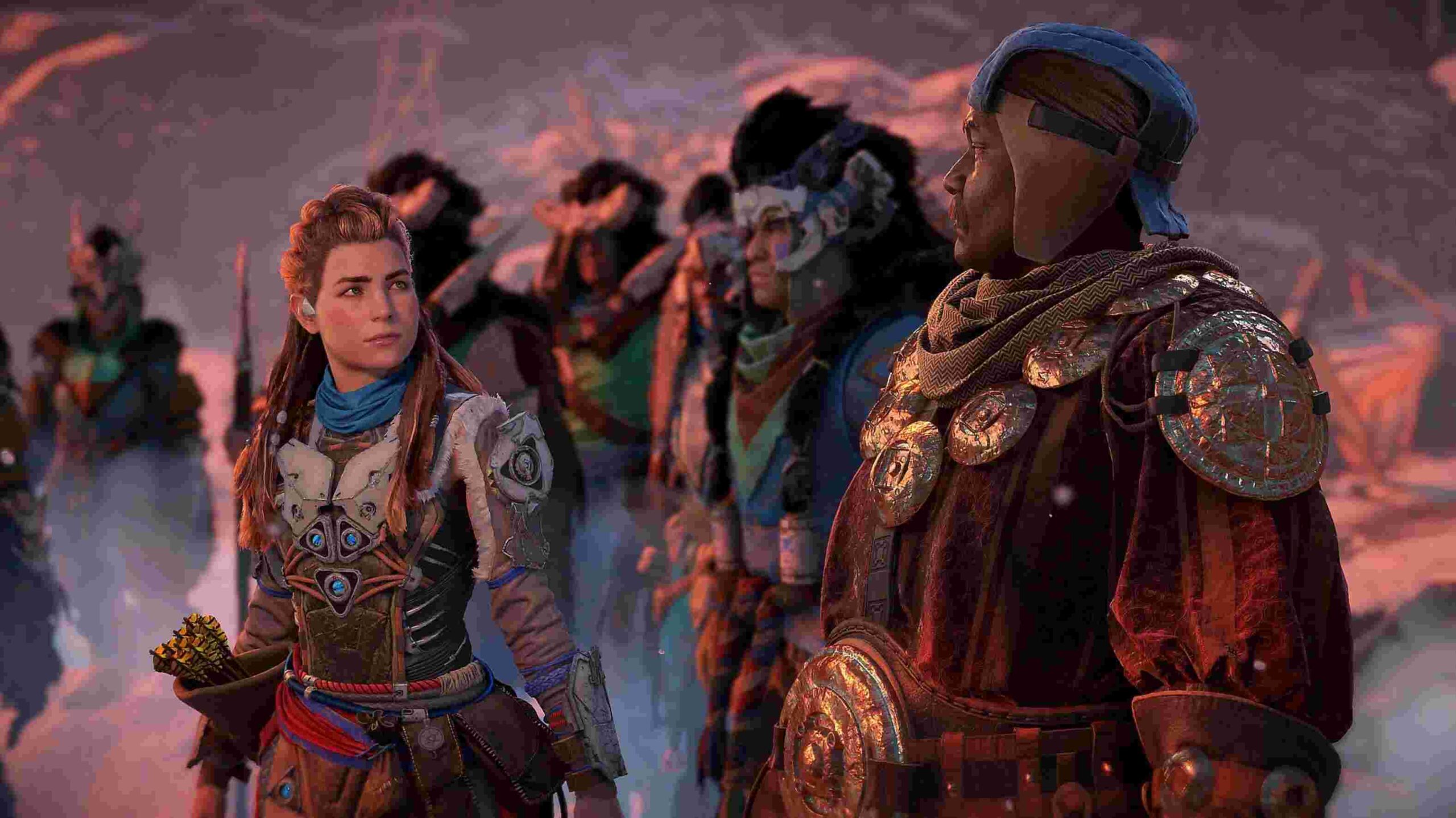 Aloy meeting a new tribe