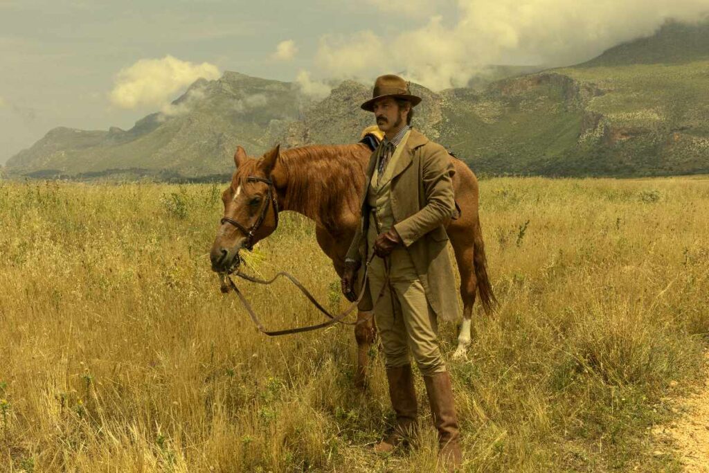 Il deserto dei calanchi in una scena del Gattopardo di Netflix