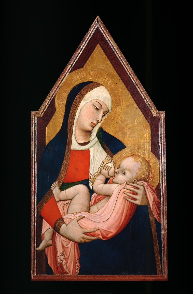Ambrogio Lorenzetti, Nursing Madonna, ca. 1325, Oratory of San Bernardino and Diocesan Museum of Sacred Art.
