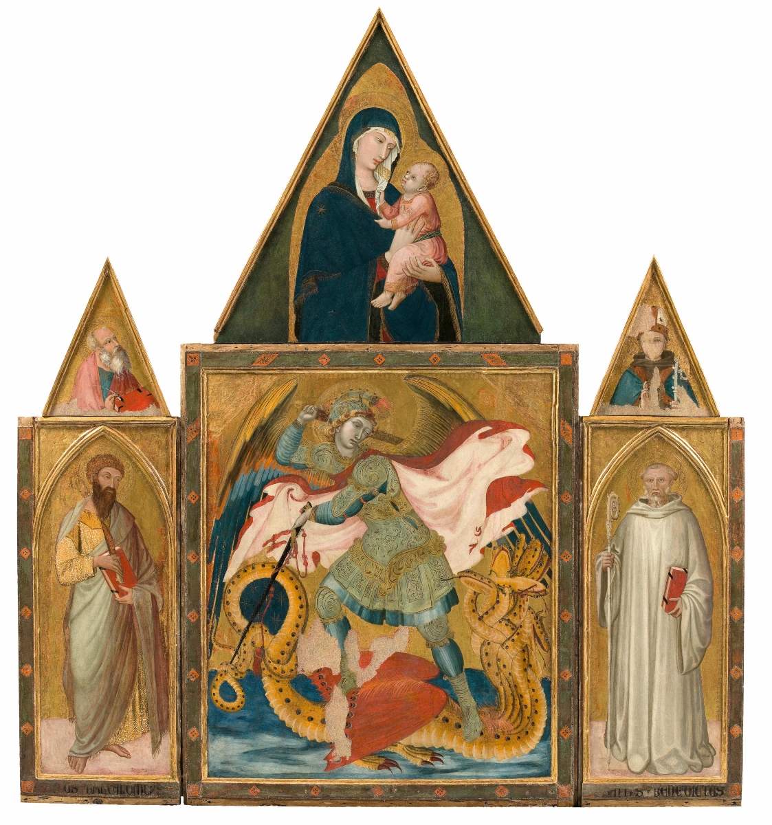 Ambrogio Lorenzetti, Triptych of Badia a Rofeno