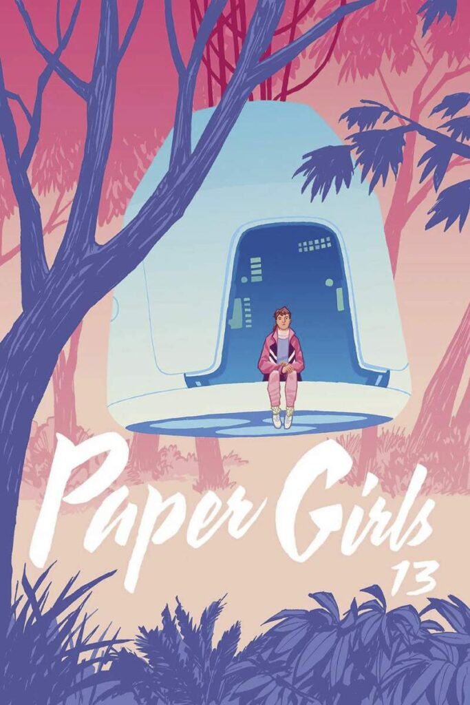 Cover featuring KJ in a time machine