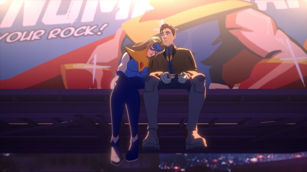 Blonde Blazer and MechaMan.