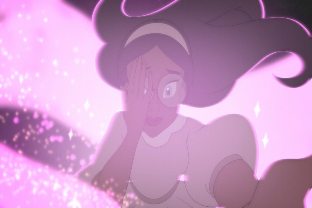 Carole Simmons in one of the cut scenes