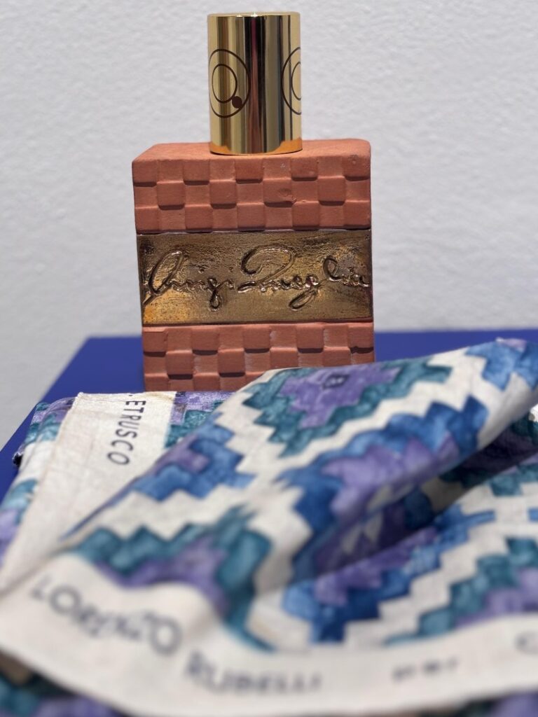 Etruscan perfume and fabric Courtesy Fondazione Musei Senesi