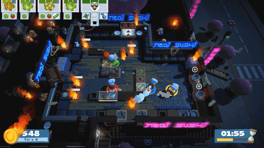 Overcooked game screenshot