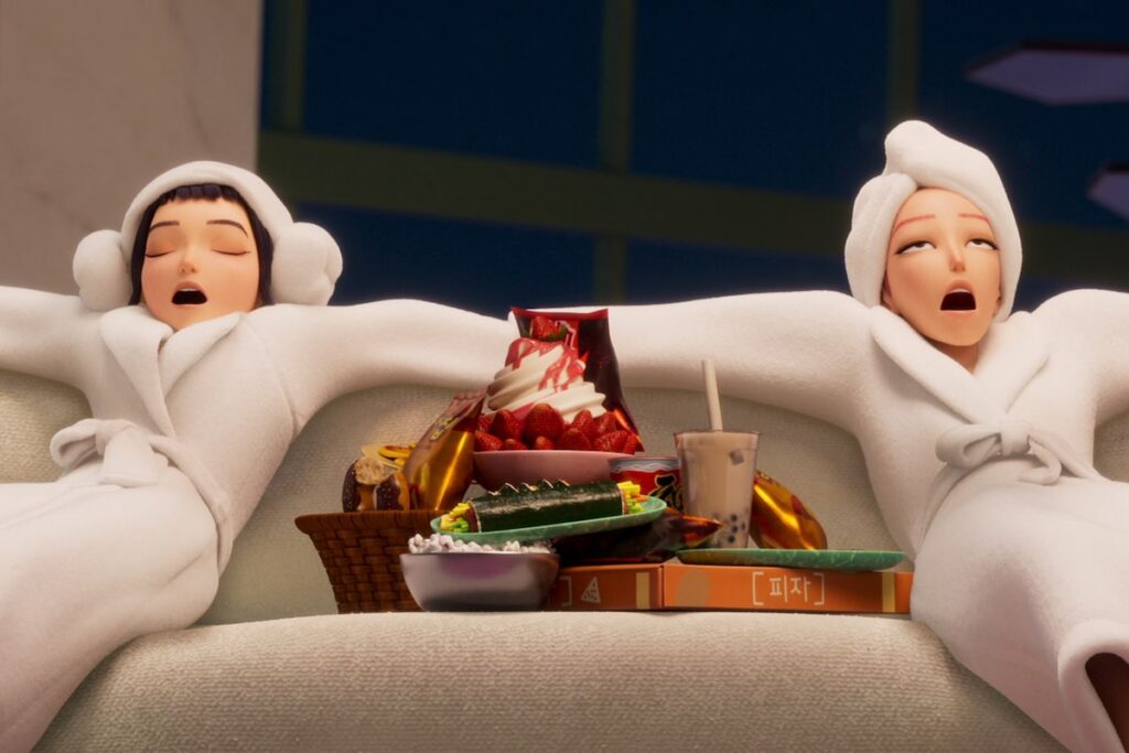 KPop Demon Hunters portrays ordinary girls.