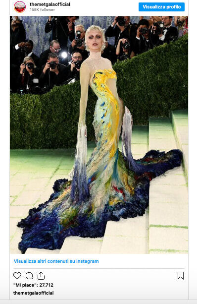 Emma Chamberlain at the Met Gala
