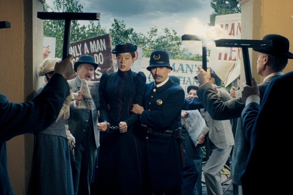 Ella Beatty as Lizzie Borden in episode 407 of Monster: The Lizzie Borden Story